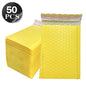 50Pcs Black Bubble Packaging Envelope Mailing Envelopes Mailer Poly Envelope for Shipping Self Seal Bubble Bags Padding