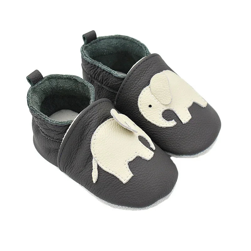 Toddle Baby Shoes Newborn Infant Shoe Boys Girls Soft Genuine First Walkers Baby Moccasins 0-24Months Cowhide Bottom Skid-Proof