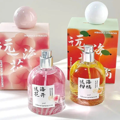Peach Watermelon Perfume Natural Fresh Fruity Scent Charm Fragrance Women's Date Vibrant Perfume Body Spray Eau De Toilette