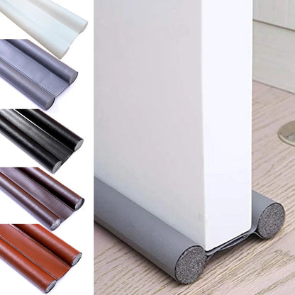 96CM Windproof Seal Strips Draught Excluder Stopper Door Bottom Guard Double Protectors Doorstop Dust-proof Blocker Sealers