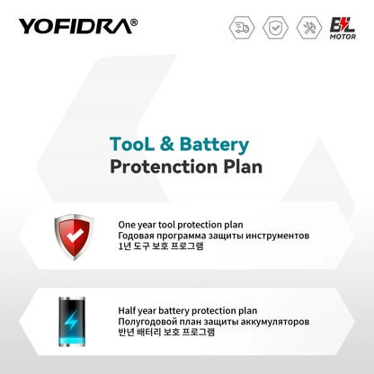 YOFIDRA 6 Inch Electric Chainsaw Cordless Oiler Garden Wood Cutting Logging Pruning Saw Power Tool For Makita 21V Battery Pin