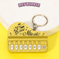 1 Pcs Creative Mini Electronic Piano Keychain Pendant Luminous Music Toy Small Gift