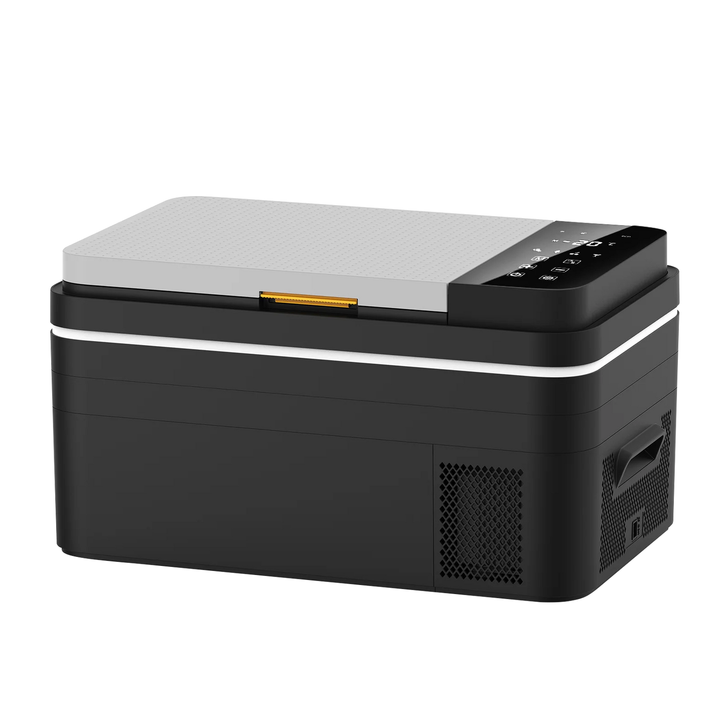 Podofo Car Refrigerator 20L 25L 30L Mini Compressor Car Freezer Cooler 48QT APP Control Cooler 12 24V DC 100 240V AC For Camping Truck Home Travel