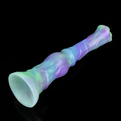 YOCY Long Horse Dildo Silicone Female Masturbator Knot Animal Anal Plug Butt Prostate Massager Stimulator Sex Toys For Couple