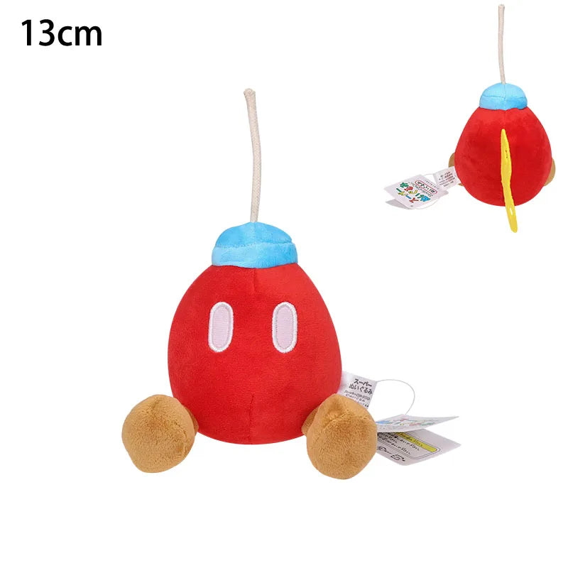 Cartoon Plush Toy Bullet Bill Shy Guy Waluigi Wario Donkey Kong King Boo Spiny Dry Bones Anime Stuffed Doll Peluche Toys Gift