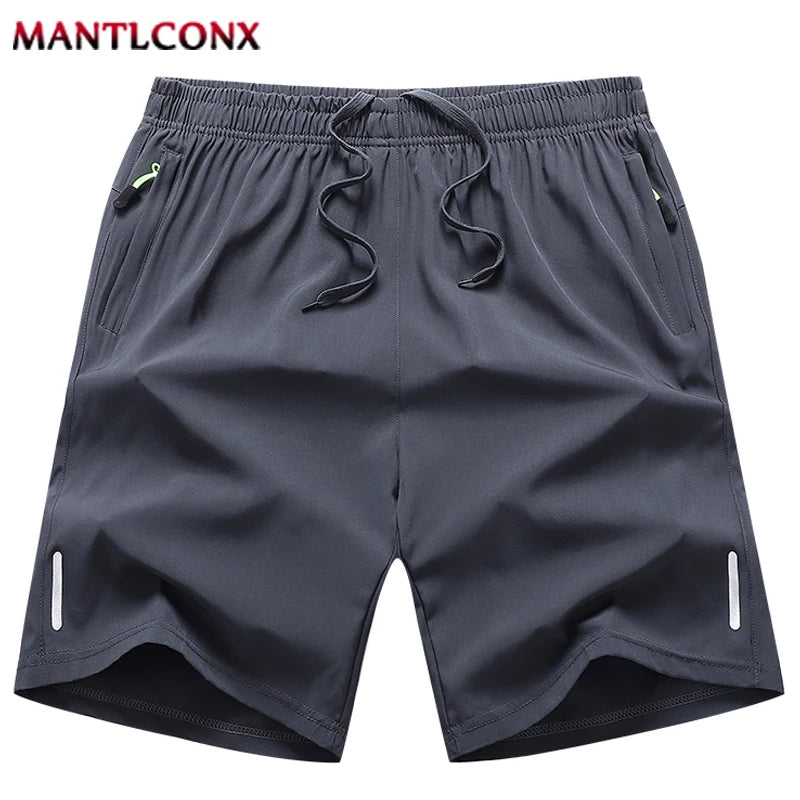 Men's Sports Shorts Elastic Workout Jogging Bottom Casual Gym Fitness Summer Short Pants Men Short Quick Dry Training Running XL