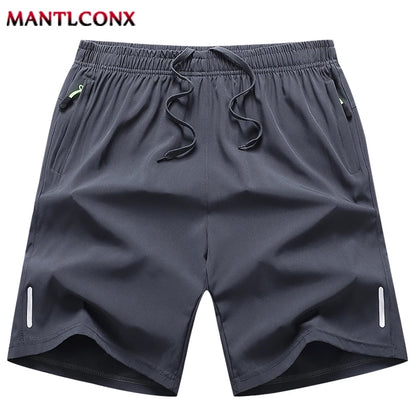 Men's Sports Shorts Elastic Workout Jogging Bottom Casual Gym Fitness Summer Short Pants Men Short Quick Dry Training Running XL