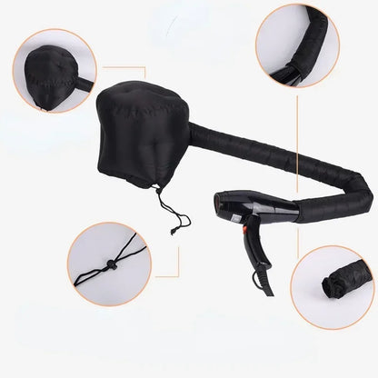 2PCSHair Bonnet Portable Dryer Cap Steamer Quick Dry Baked Oil Care Diffuser Drying Hairdressing Tools Hair Cap Shower Cap Women