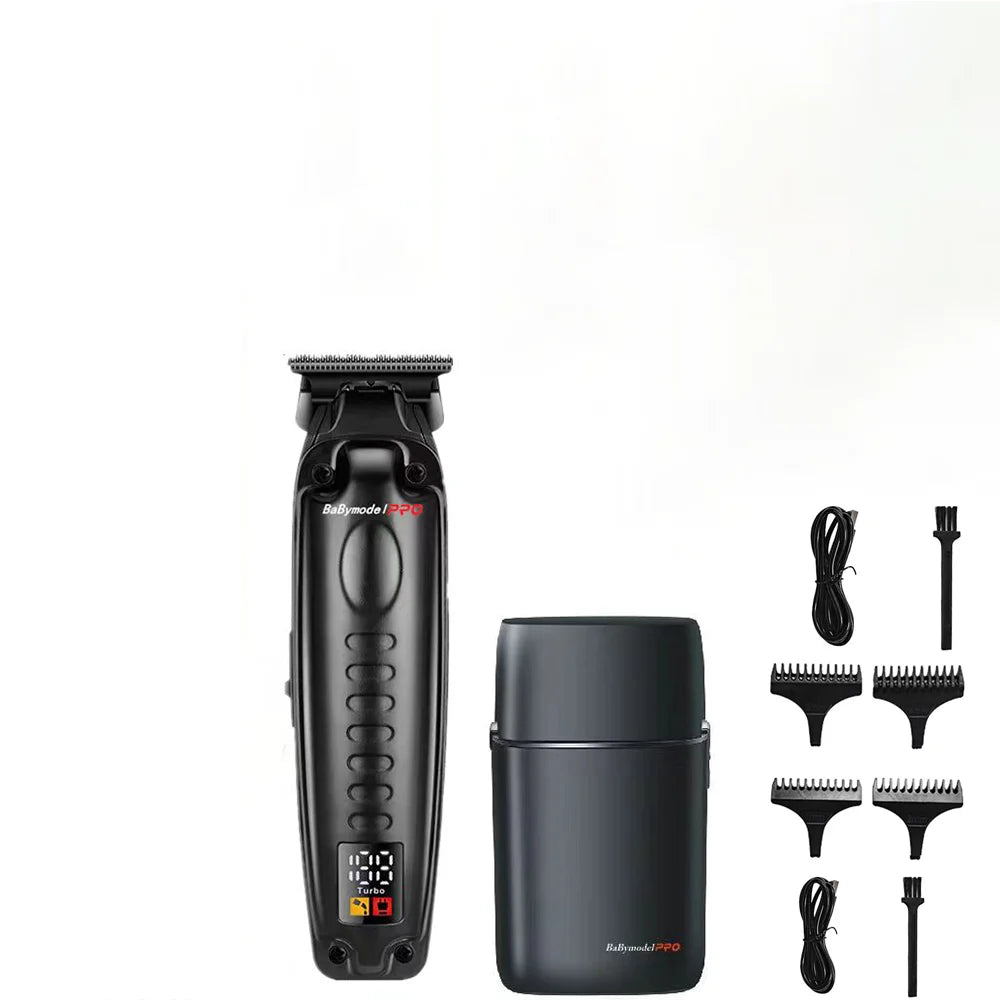 7500RPM Babymodel PRO Men's Professional Barber Shop Hair Salon Hair Clipper Trimmer Shaver Set Powerful Motor DLC Alloy Blade