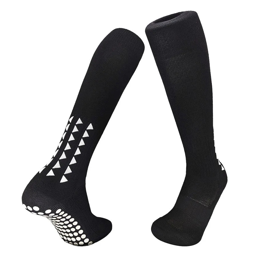 1/pcs Knee High Long Men Women Non Slip Grip Socks Football Basketball Baseball Rugby Soccer Cycling Running Tennis Towel Bottom