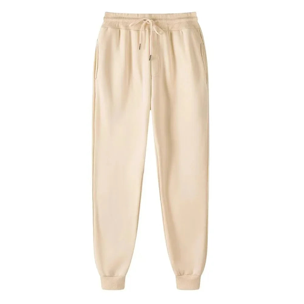 Men's Sweatpants S-3XL Sportswear Elastic WaistCasual Baggy Pants Black Grey Joggers Male Loose Trouser baggy pants sports pants