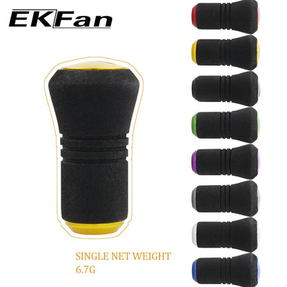 EKFan 1PC with 7*4*2.5mm Bearing EVA Ultralight Spinning Baitcasting Fishing Reel Knob for A/S/D Lure Reel Handle DIY Parts