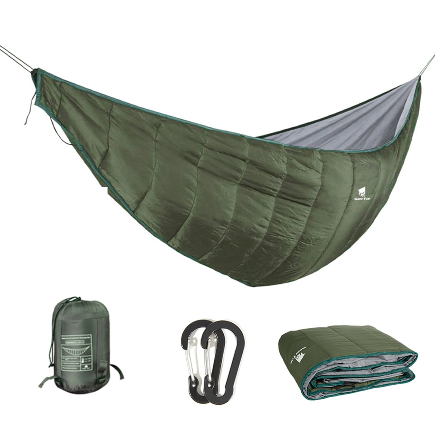 Portable Hammock Underquilt Winter Cold Weather Warm Under Quilt for Outdoor Camping Hiking Traveling Supplies