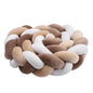1-4M Baby Bumper Bed Braid Knot Pillow Cushion Bumper for Infant Crib Protector Cot Bumper Room Decor Crib Bedding Braid Set