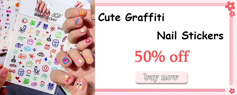 1PC 5D Macaron Flower/Fruit Nail Charms Sticker Embossed Bear/Rabbit/Letter Nails Slider Decals Summer Adhesive Manicure Decor&Y