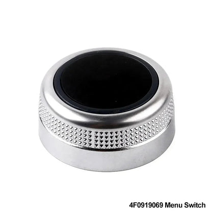 For Audi A6 C6 S6 Allroad Q7 A8 S8 Multimedia MMI Volume Knob Rotary Button Switch Setting Navigation Main Menu Switch Cover