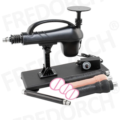 FREDORCH Upgraded Sex Machine for Women with Dildos Automatic Masturbation Machine Pump Gun Love Machine Couple Sex Toys