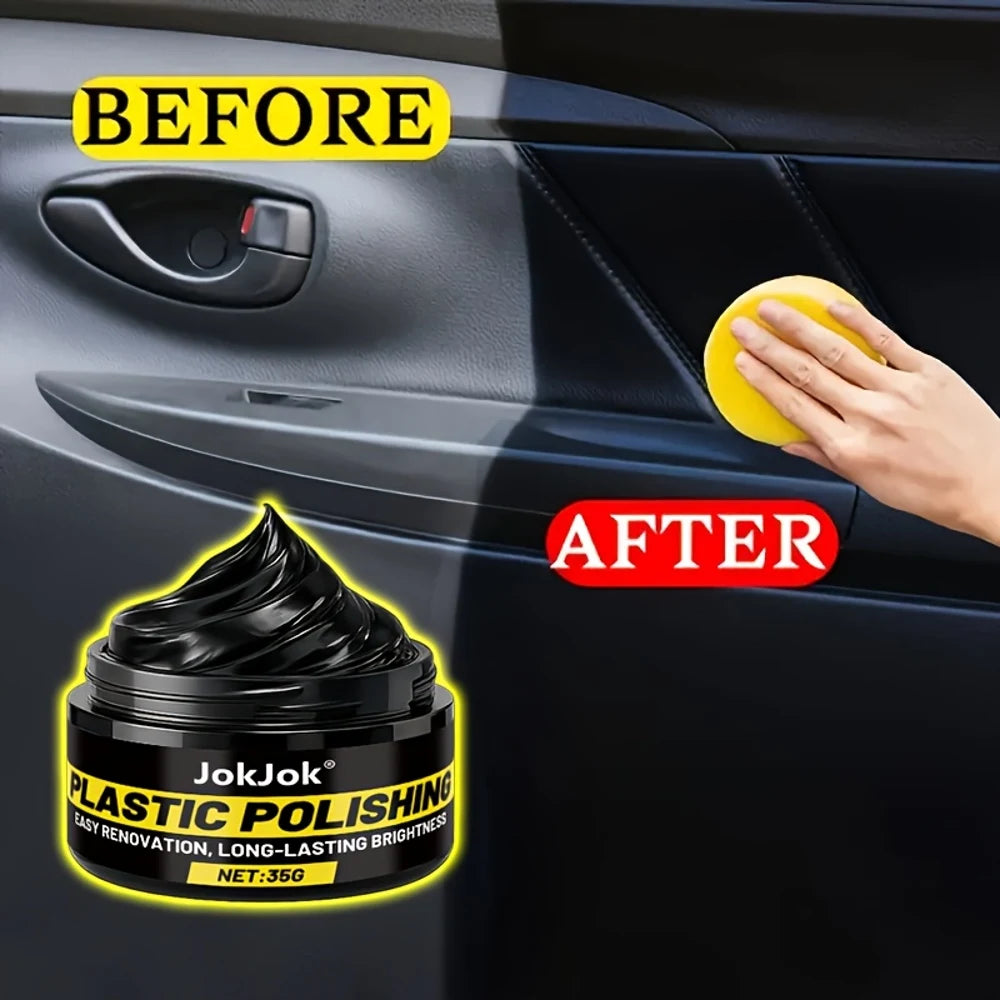All-in-One Plastic Polishing Paste | Interior Scratch Repair Paste, for Repairing Plastic Oxidation Discoloration and Restoring