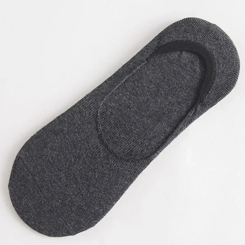 Men Boat Cotton Socks Summer Autumn Non-slip Silicone Invisible Breathable Socks Male Ankle Sock Slippers Sports Socks