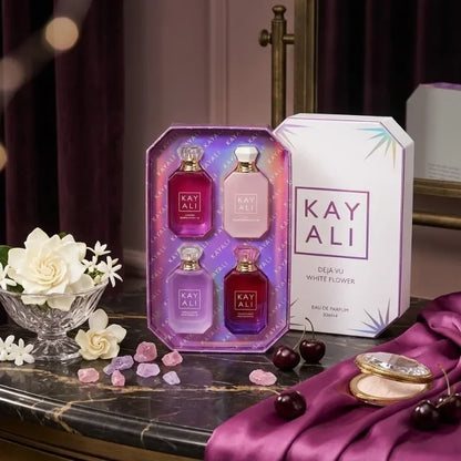 KAYALI Perfume Set 4x30ml Long Lasting Unisex Eau Parfum Luxury Fragrance Collection Sweet Smooth Exotic Elegant Premium Scent