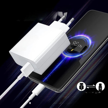 120W Charger For Xiaomi 14T 13T 13 12T 11T Pro 13 12 Lite 12X Redmi Note 12 11S 10S 10 9Pro Mi 11 Ultra 11i 10T Lite,Comes with a 1-meter Type-C charging cable