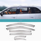 Car Style Side Window Wind Deflector Vent Visor Sun Rain Guard Shelter Weather Shield Cover Accessories For Leapmotor C10 2024 +