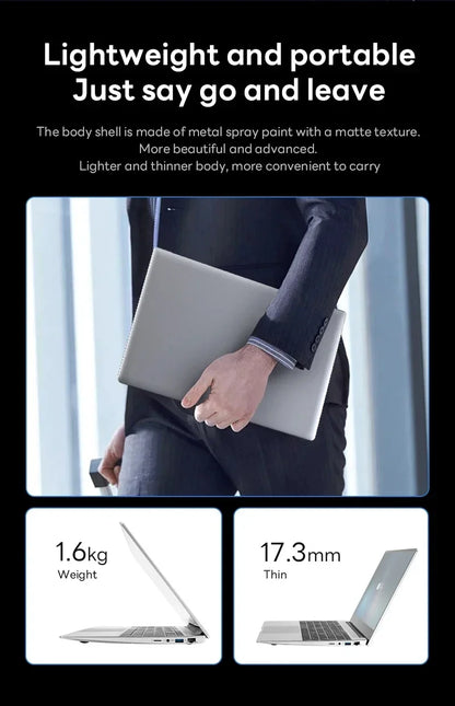 NEW Core I9-10980HK Laptop 16GB RAM 1/2TB SSD Portable Laptops 14.1-inch Windows 11 Pro Notebook Computer Office Gaming