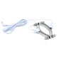 Electric Shocker Anal Butt Plug,E stim Electrosex Penis Ring ,Nipple Electrostimulation Cockring Chastity Cage E-stim Bdsm Toys