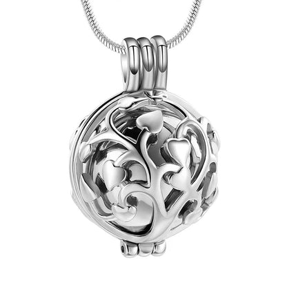Cremation Locket Necklace Tree of Life Memorial Urn Jewelry For Ashes For Women Men Keepsake Pendant Necklace