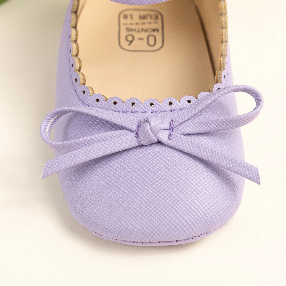 New Baby Shoes Girls' Soft-soled Leather Bowknot Party Princess Shoes Light Flat First Walkers Breathable and Anti-slip