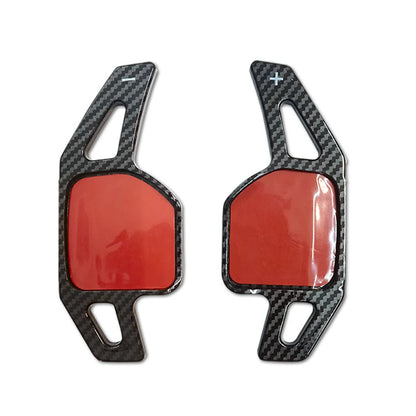 2Pcs Car Steering Wheel Paddle ABS Gear Shift Paddles Accessories For Audi A3 A4L A5 A6L A7 A8 S3 S5 SQ5 RS3 R8 Q3 Q5 Q7 S6 S7