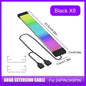 5V 3Pin ARGB Sync PC Cable 8/24PIN Motherboard Power Extension Cable Flexible LED Strip Light DIY Kit Video Card 8Pin 6PIN Cable