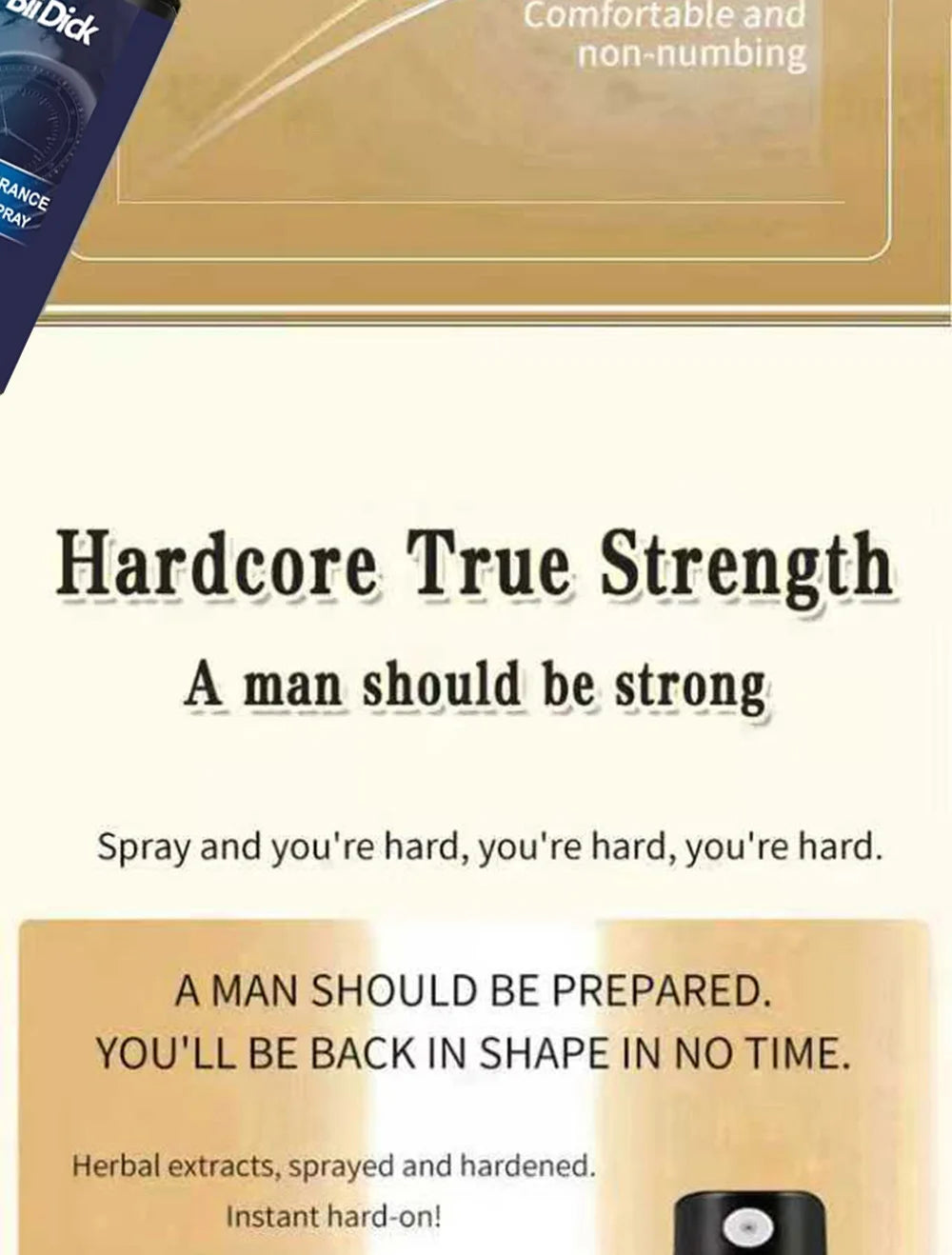 Men's delay spray without side effects