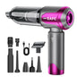 4-in-1 Car Vacuum Cleaner Portable Cordless Mini Vacuum Cleaner Compressed Air Blower Air Duster Pump Hand Held 13000Pa