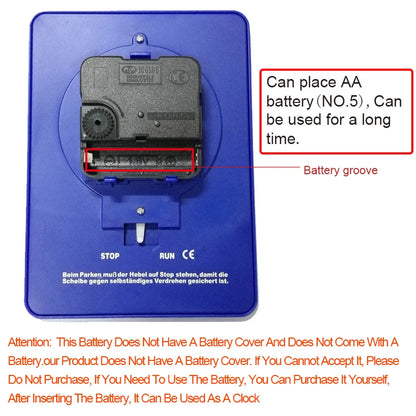 Car Parking Disc Timer Clock Arrival Time Display Blue Plastic Parking Time Tools 24 Parking Disc Parking Meters