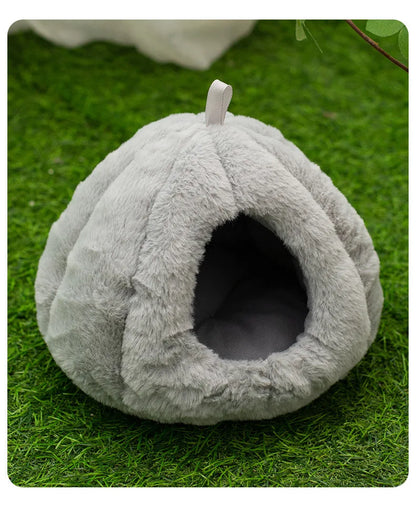 Small Pet Winter Warm Nest Rabbit Fleece Hamster House Gerbil Hideout Plush Mouse Sleeping Cave for Hamsters Mice