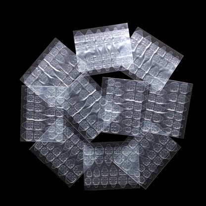 Double Side Nail Glue Sticker Adhesive Tabs for Fake Nails Supre Sticky Waterproof Breathable Nail Jelly Glue