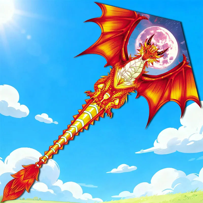 Outdoor toys flying Dragon Kites for children kites ripstop nylon kites factory Professional kites weifang ikitefly blackbat koi