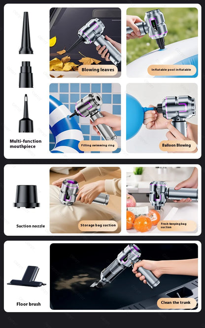 Car Vacuum Cleaner Mini Powerful 998000PA Portable Home Appliance Handheld Blower  Vacuum Cleaner for Car Cleaner