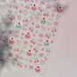 Ocean Shell Starfish Shell Conch Whale Dolphin Seahorse Coconut Tree Water Bubbles Self Adhesive Nail Art Sticker Manicure Decal