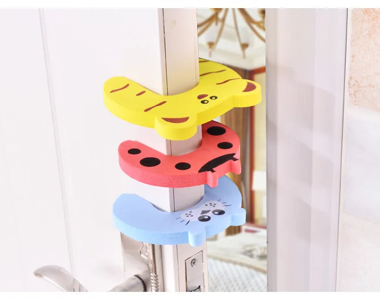 7pcs/set Door Stops Blocker Baby Door Stop Baby Protections Baby Door Security Protection for Children Door Pinch Guard Hinge