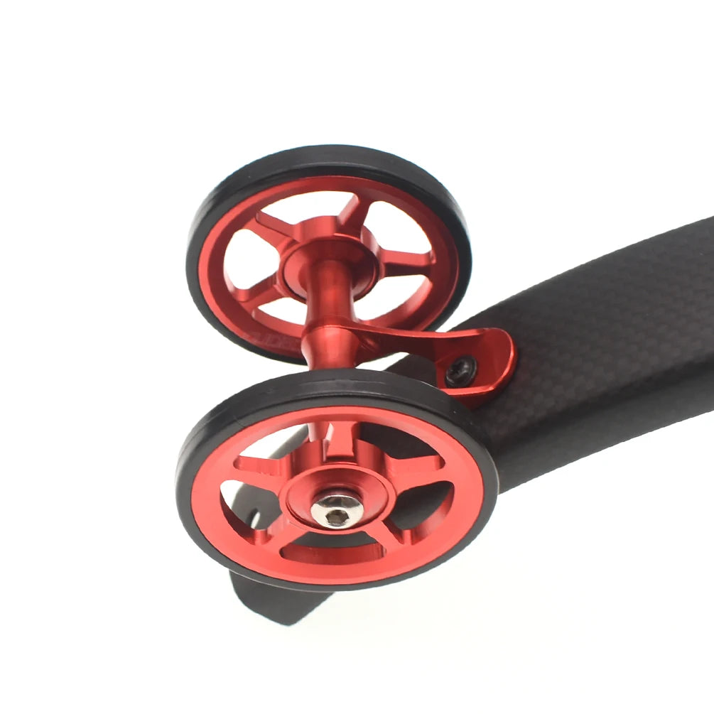 TWTOPSE dviračio lengvoji padanga sparnų ratukas, skirtas Brompton sulankstomam dviračiui, purvasaugio ratas, dvigubas AL7075 CNC A C linija 77g 60mm