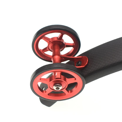 TWTOPSE dviračio lengvoji padanga sparnų ratukas, skirtas Brompton sulankstomam dviračiui, purvasaugio ratas, dvigubas AL7075 CNC A C linija 77g 60mm