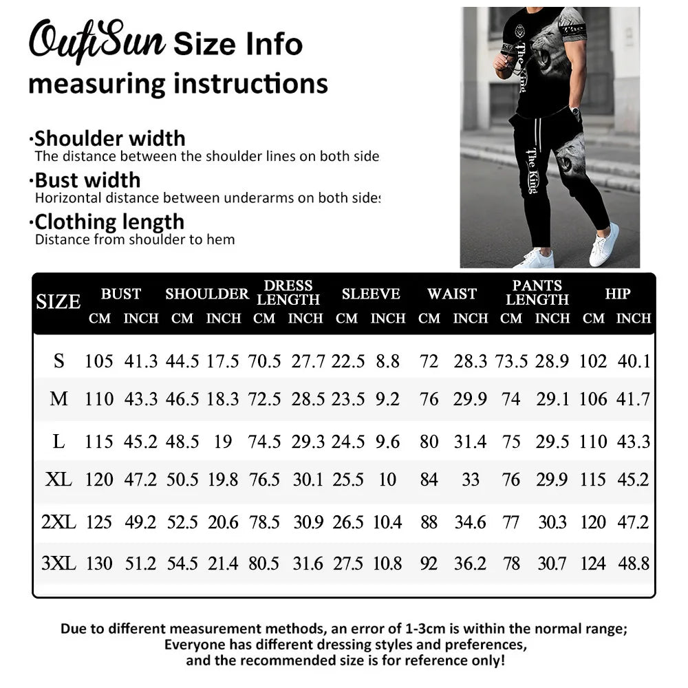 2025 Autumn Fashion Round-neck Short-sleeved Shirts And Casual Long Pants, Urban Street Loose And Casual Fashion Men's 2pcs Set