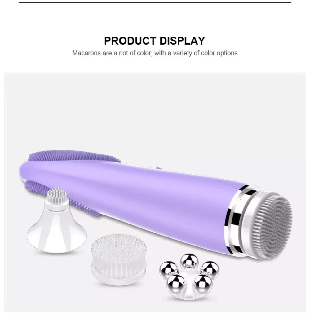 Beauty Massage Tool for Face and Neck Facial Tool Metal Rolling Head Facial Clean and Massage Roller