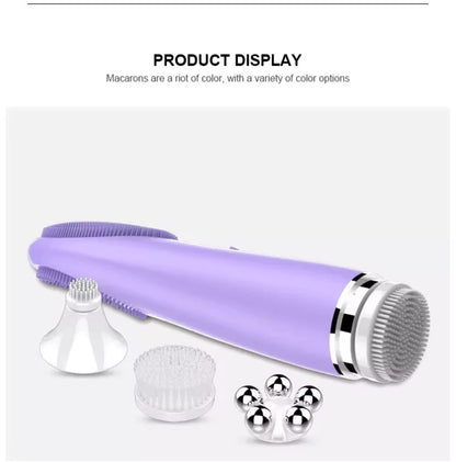 Beauty Massage Tool for Face and Neck Facial Tool Metal Rolling Head Facial Clean and Massage Roller
