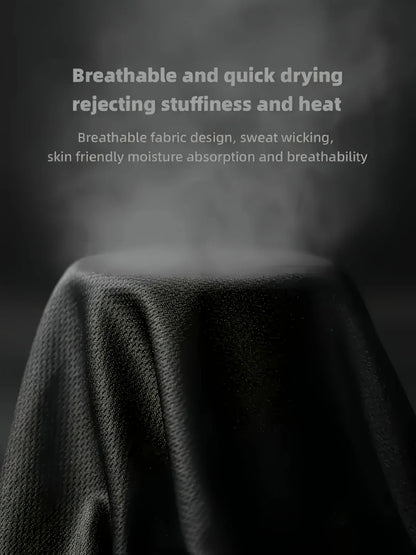The 2025 summer new men's set features street casual fashion sportiness softness breathability and 3D printing