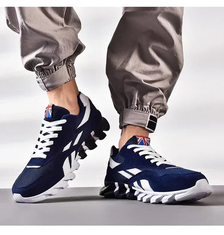 Brand Trend Size 38-48 Men's Wear-resistant Cushioning Thick-soled Fitness Sneakers Outdoor Breathable Running Shoes for Men