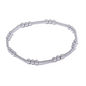 Yhpup 3/4/5/6 MM Stainless Steel Beads Daily Handmade Elastic Bracelet Bangle Waterproof Wrist Wholesale Gold Color Jewelry Men