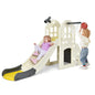 Children's Slide,6-in-1 Children's Slide&Ladder&Basketball Hoop&Throw Ring&Telescopic&Tunnel,Children's Playground